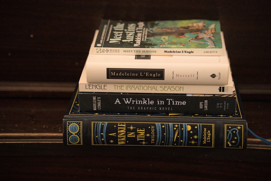 mystery novel stack